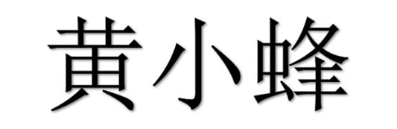 黄小蜂