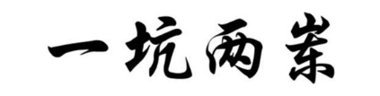 一坑两岽