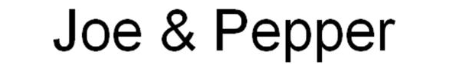 JOE&PEPPER