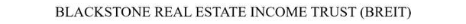 BLACKSTONE REAL ESTATE INCOME TRUST（BREIT）