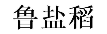 鲁盐稻