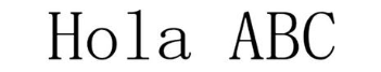HOLA ABC