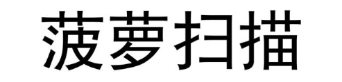 菠萝扫描