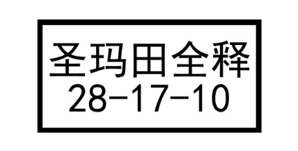 圣玛田全释28-17-10