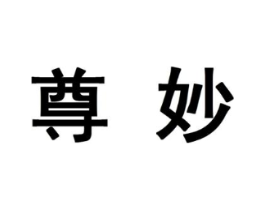 尊妙商标原图 第10类医疗器械
