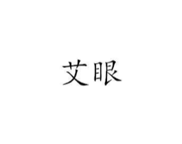 艾眼商标原图 第10类医疗器械
