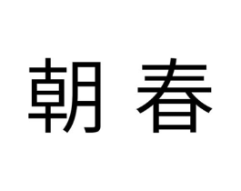 朝春商标原图 第10类医疗器械