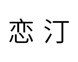 恋汀商标原图 第10类医疗器械