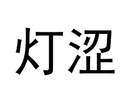 灯涩商标原图 第10类医疗器械