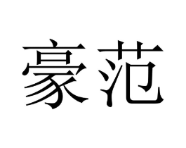 豪范商标原图 第10类医疗器械