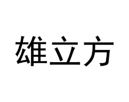雄立方商标原图 第10类医疗器械