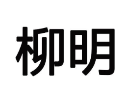柳明商标原图 第10类医疗器械