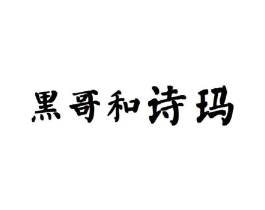 黑哥和诗玛商标原图 第10类医疗器械