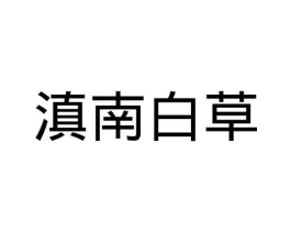 滇南白草商标原图 第10类医疗器械
