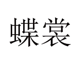 蝶裳商标原图 第10类医疗器械