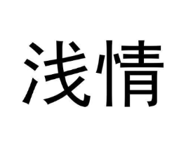 浅情商标原图 第10类医疗器械