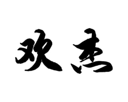 欢杰商标原图 第18类皮革箱包