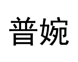 普婉商标原图 第18类皮革箱包