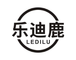 乐迪鹿商标原图 第18类皮革箱包