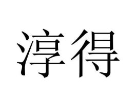 淳得商标原图 第18类皮革箱包