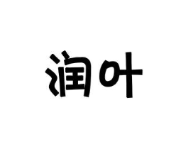 润叶商标原图 第18类皮革箱包