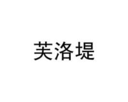 芙洛堤商标原图 第18类皮革箱包