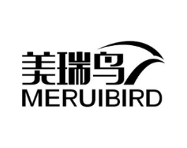 美瑞鸟 MERUIBIRD商标原图 第18类皮革箱包