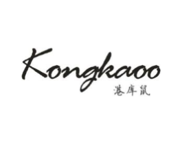 港库鼠 KONGKAOO商标原图 第18类皮革箱包