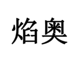 焰奥商标原图 第18类皮革箱包