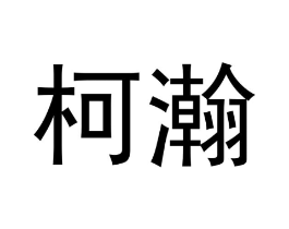 柯瀚商标原图 第18类皮革箱包