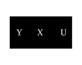 YXU商标原图 第18类皮革箱包