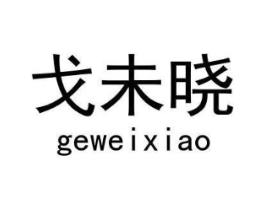 戈未晓商标原图 第18类皮革箱包