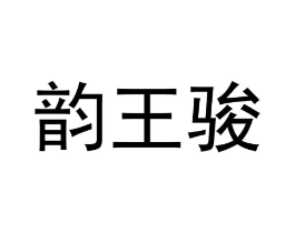 韵王骏商标原图 第18类皮革箱包