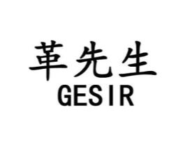 革先生 GESIR商标原图 第18类皮革箱包