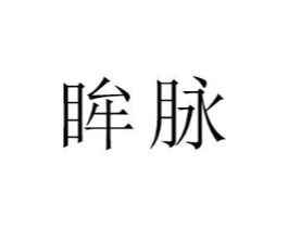 眸脉商标原图 第18类皮革箱包