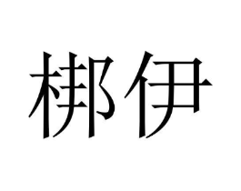 梆伊商标原图 第18类皮革箱包