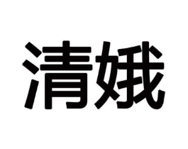 清娥商标原图 第18类皮革箱包