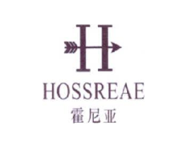 霍尼亚  HOSSREAE H商标原图 第25类服装鞋帽
