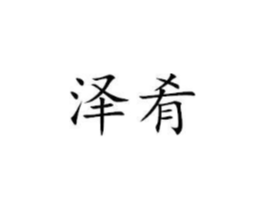泽肴商标原图 第25类服装鞋帽