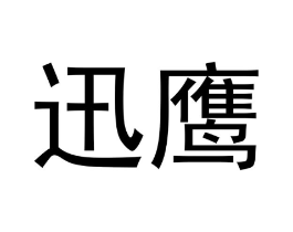 迅鹰商标原图 第25类服装鞋帽