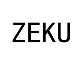 ZEKU商标原图 第25类服装鞋帽