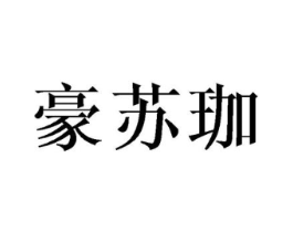 豪苏珈商标原图 第25类服装鞋帽