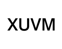 XUVM商标原图 第25类服装鞋帽