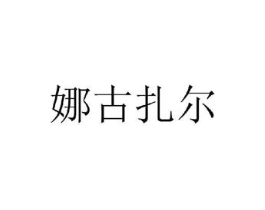 娜古扎尔商标原图 第25类服装鞋帽