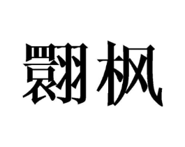 翾枫商标原图 第25类服装鞋帽
