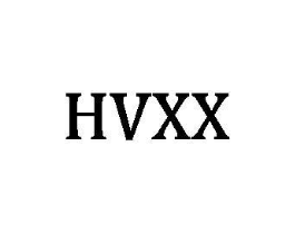 HVXX商标原图 第25类服装鞋帽