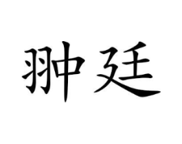 翀廷商标原图 第25类服装鞋帽