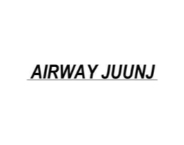 AIRWAY JUUNJ商标原图 第25类服装鞋帽