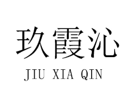 玖霞沁商标原图 第25类服装鞋帽