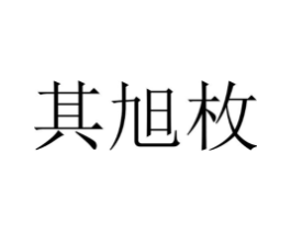其旭枚商标原图 第25类服装鞋帽